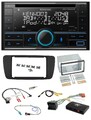 Kenwood CD 2DIN DAB USB Lenkrad Bluetooth Autoradio für Seat Ibiza 08-15 schwarz