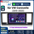 8Kern 6+128G Android 14 Carplay Für VW Caravelle VI 2015-2020 Autoradio GPS Navi