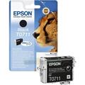 2 Original Epson T0711 Druckerpatronen STYLUS DX7450 black schwarz