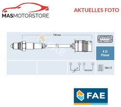 LAMBDASONDE LAMDASONDE AFTER CATALYTIC CONVERTER FAE 77760 I FÜR BMW 3,5,1,6,X6