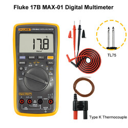 Fluke 15B/17B MAX Digital Multimeter Audible/Visual Alarm CATIII 600V AC/DC