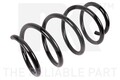 2x NK Fahrwerksfeder Links, Rechts, Vorderachse u.a. für SKODA, VW