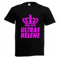 T-Shirt Helene Ultras Fanshirt für Echte Fans Farbe Schwarz/Pink