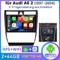 2+64G Für Audi A6/4B2/4B5/C5 1997-2005 Carplay Android 14 Autoradio GPS NAVI DAB