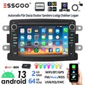 Für Dacia Duster Dokker Sandero Logan DAB+ Carplay 64G Android 13 Autoradio NAVI