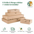 Maxibriefkartons Größe & Menge wählbar Versandkarton Schachtel A4 A5 A6 A7 B4 B6