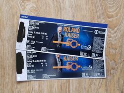 2 "AwDw" VIP-Tickets für 50 Jahre Roland Kaiser am 19.07.2024 in Leipzig