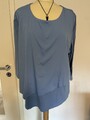 Shirt Damen Größe 48 Langarm Pulli Blau