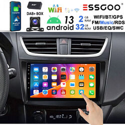 9" DAB Android 13 Autoradio GPS Nav BT WiFi KAM für Suzuki Swift IV FZ 2011-2017