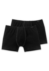 2er Pack Schiesser Herren Shorts / Pants essentials schwarz oder weiß