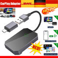 Wireless CarPlay Adapter USB BT Dongle Box Für iPhone Apple IOS Wired CarPlay