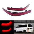 2x Led Stoßstange Rücklicht Rot für VW Transporter VI Kasten 2017 mit Heckklappe