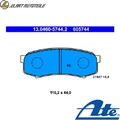 BREMSBELAGSATZ SCHEIBENBREMSE 13.0460-5744.2 FÜR TOYOTA LAND/CRUISER/PRADO/VAN  
