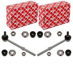 2X FEBI BILSTEIN KOPPELSTANGEN SATZ HINTEN BEIDSEITIG VORNE PASSEND FÜR DAEWOO