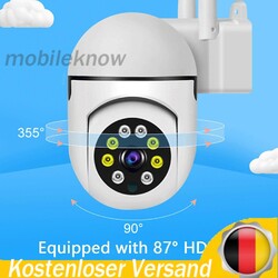 5G WIFI IP NETZWERK CAMERA Outdoor 1080P HD FUNK WLAN AUßEN ÜBERWACHUNGSKAMERA *