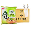 20x112g Nong Shim SOON Veggie Ramyun Instantnudeln Instant Nudelsuppe Koreanisch