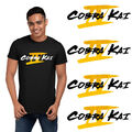 Neu 2021 Cobra Kai T-Shirt Karate Kind Film Kung Fu Kampfkunst Retro Geschenk Top