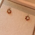 Brillanten  TW, FL Lupenrein, OHRSTECKER  in  750er Gold. 
