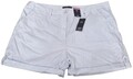 MARKS & SPENCER Damen Shorts hellblau weich tailliert 100% Baumwolle Turn Ups