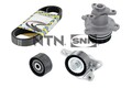 SNR Wasserpumpe + Keilrippenriemensatz KAP855.180 für OPEL MOVANO Bus X62 VIVARO