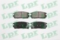 LPR 05P1323 Bremsbelagsatz, Scheibenbremse für CHEVROLET,OPEL,VAUXHALL
