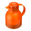 Emsa Samba Isolierkanne Quick Press 1 L Orange Kanne 504234  Kaffee Tee