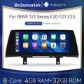 10.25" für BMW 1/2er F20 F21 F23 Android14 CarPlay Autoradio Multimedia GPS Navi