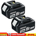 2X 18V/7,0Ah für Makita Akku BL1860B-2er Set-197422-4 BL1850B BL1830B DHL