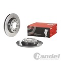 2X BREMBO BREMSSCHEIBEN 255mm VOLL HINTEN PASSEND FÜR AUDI A4 SEAT EXEO VW