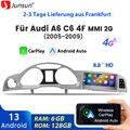 Für Audi A6 C6 4F MMI 2G 05-2011 8.8"Android 14 Autoradio Carplay GPS NAV 6+128G