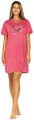 Damen Sleepshirt Nachthemd COMTESSA kurzarm 100% Baumwolle Fashion pink Gr.54