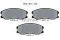 TEXTAR 2451001 Bremsbelagsatz, Scheibenbremse für CHEVROLET,CHEVROLET (SGM),DAEW