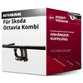 Für Skoda Octavia Kombi IV NX5 (Auto Hak) Anhängerkupplung horizontal abnehmbar
