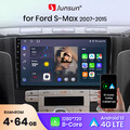 4+64GB Carplay Android 13 Autoradio Für Ford S-Max 2007-2015 GPS Navi WIFI 4G BT