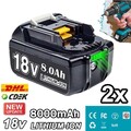 2X 18V/8,0Ah für Makita Akku BL1860B-2er Set-197422-4 BL1850B BL1830B BL1860 DHL