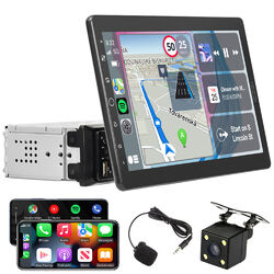 10.1" Autoradio Single 1DIN Apple CarPlay/Android Auto Android/iOS-Handy +Kamera