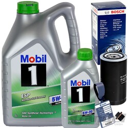 BOSCH ÖLFILTER+MOBIL 5W30 passend für VW T4 2.5 TDI BUS KASTEN TRANSPORTER