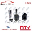 GELENK ANTRIEBSWELLE PAAR TRANSMISSION END VORNE NTY NPW-SB-013 2PCS V NEU