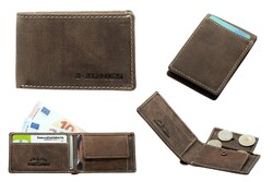 Leder Minibörse Geldbörse Portemonnaie RFID Geldbeutel Börse J.Jones