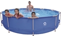 Pool Gartenpool Frame Swimming rund Kinder Schwimmbad Schwimmbecken 300-360cm
