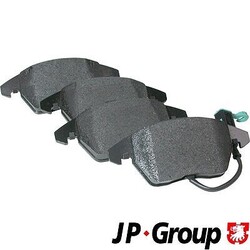 JP GROUP Bremsbelagsatz, Scheibenbremse Vorderachse u.a. für AUDI, SEAT, SKODADie Nr.1* für Autoteile: Top-Preis-Leistungs-Verhältnis