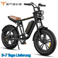ENGWE M20 Elektrofahrrad 20 Zoll E-Bike 750W E-Mountainbike Fat Bike Schwarz