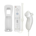Nintendo Wii / U ORIGINAL 2 in 1 Remote Motion Plus Inside Controller Nunchuk