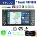 Android 13 Carplay Autoradio 2+32G GPS FM Für VW T5 Multivan Touareg Transporter