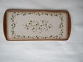 Königskuchenplatte Kuchenplatte Kastenform Keramik Herbolzheim Blumenranken