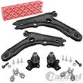2x FEBI QUERLENKER+TRAGGELNEK VORNE für LINKS+RECHTS VW GOLF 3 1H + CABRIO VENTO
