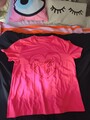 Guess Tshirt Damen Pink Rot Gr L