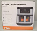 ZG04 Air Freyer KDF-591DW-2 9,2L XXL Heißluftfritteuse Silber/Schwarz 1800W Neu