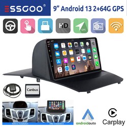 Für Ford Fiesta MK6 2008-2016 64GB Android 13 Autoradio Carplay GPS Navi BT WIFI