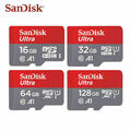 SanDisk Micro SD Ultra 16GB/32GB/64GB/128GB SDHC Class10 Speicherkarte + Adapter - UK